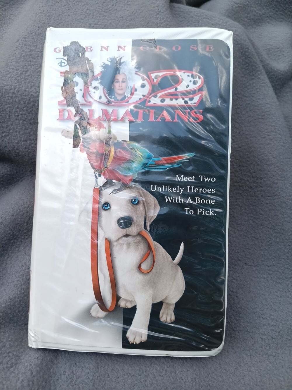 Disney 102 Dalmatians VHS Glenn Close 2000 Family Movie Tape Tested